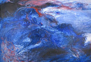 Franscz Witte - Acryl op papier, De ontvoering van Zeus (Groot) kopen? Bied vanaf 70!