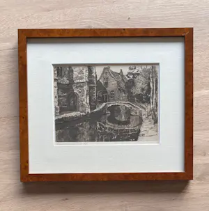 Jan Sirks - Ets - Vrouwenregt Delft kopen? Bied vanaf 45!