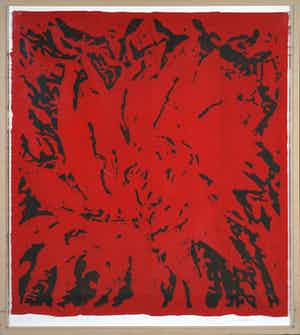 Rob Lodder - Zeefdruk, Z.T. 138 - Ingelijst (Groot) verkocht voor € 35!