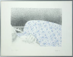 Niet of onleesbaar gesigneerd - Litho, Slaper - Ingelijst kopen? Bied vanaf 1!