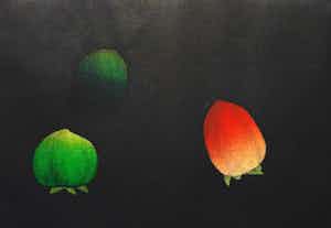 Tomoe Yokoi - Kaki, aquatint ets verkocht voor € 75!