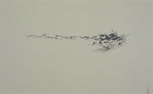 Melle Oldeboerrigter - Inkttekening op papier, z.t. Landschap kopen? Bied vanaf 80!