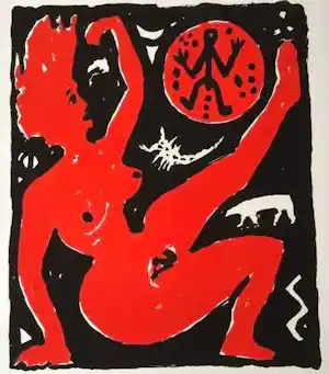 A.R. Penck - Bitterfeld (Akt) verkauft für € 380!