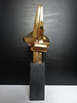 Brons (Onbekend) - gepolijst abstract brons, zeer mooi. kopen? Bied vanaf 325!