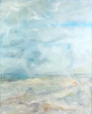 Hans Steggerda - Olieverf op doek, Noordzee verkocht voor € 1!