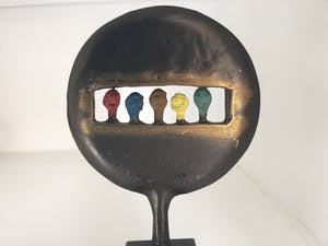 Corry Ammerlaan - Sculptuur “ Kijk in de toekomst ! “ kopen? Bied vanaf 75!