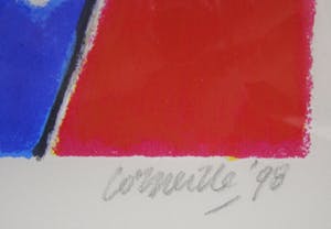 Corneille - Zeefdruk. Titel, "Épanouissement". kopen? Bied vanaf 150!