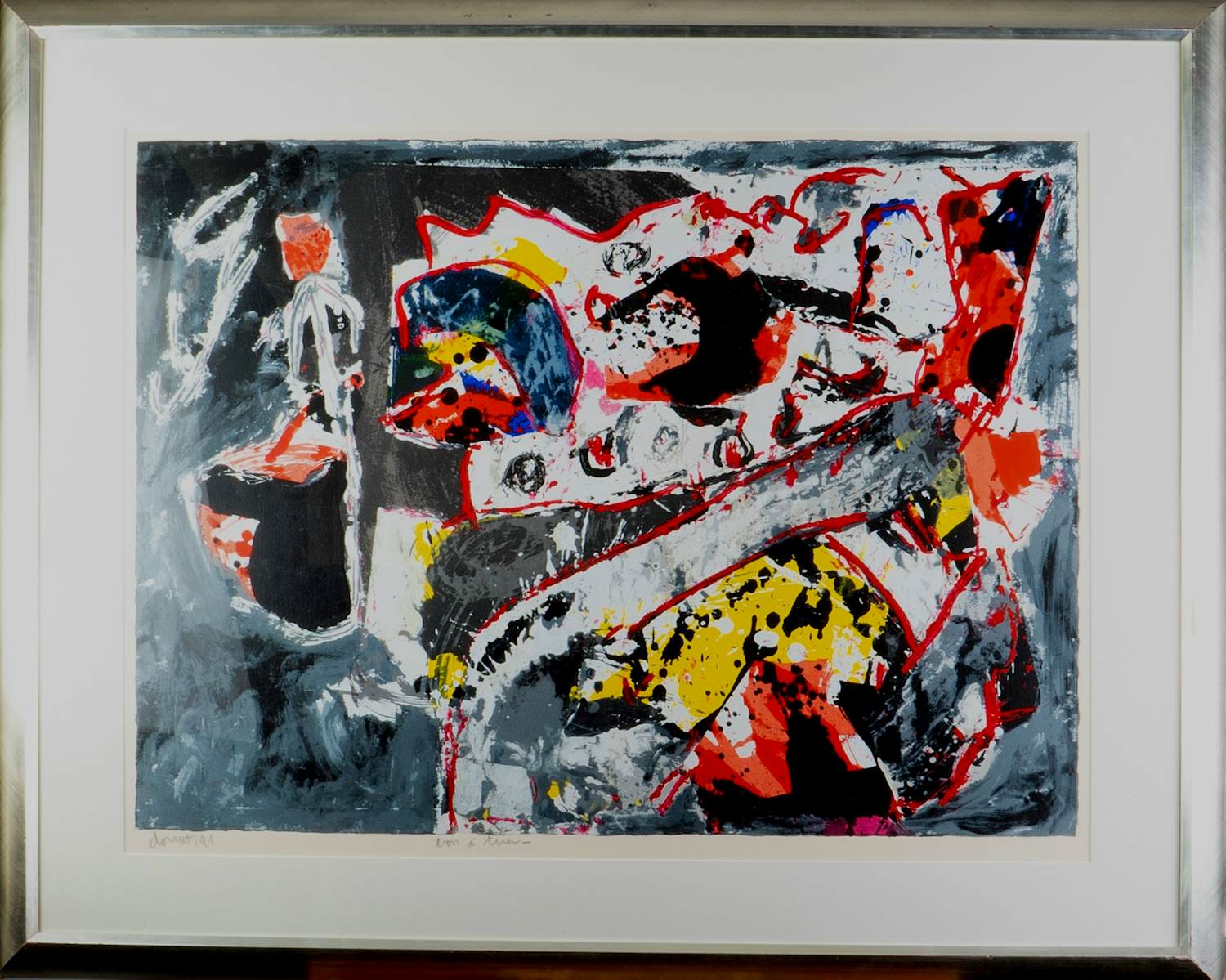 Jacques Doucet - Ingelijste litho: Bon à tirer - 1991 verkocht voor € 200!
