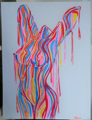 Elena Polyakova - Abstract body art kopen? Bied vanaf 185!