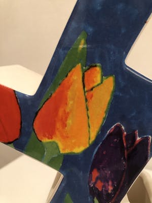 Plateelfabriek Schoonhoven N.V. - Vintage tulpenvaas en vier kleine schaaltjes kopen? Bied vanaf 15!