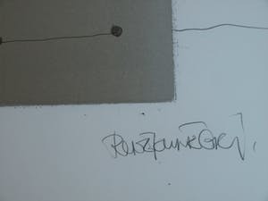 René Klinkers - Gemengde techniek , “2 Rechthoeken” - gesigneerd kopen? Bied vanaf 25!