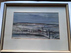 Jacques Mels - Winterlandschap kopen? Bied vanaf 50!