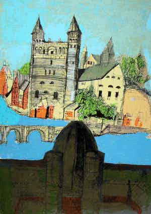 Aldo Rossi - Lithografie: Zonder titel - 1995 verkocht voor € 99!