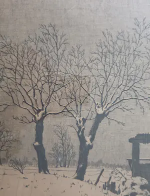 AcheterHendrik de Laat - Sneeuwlandschap. Bomen. Vaart.? Enchérissez de 89!