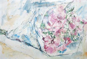 Pom Hoogstadt - Aquarel, Hommage aan Piet Heldoorn kopen? Bied vanaf 1!
