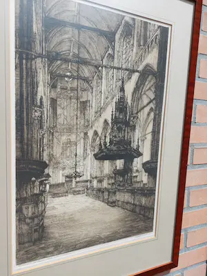 Johan D. Scherft - Interieur Nieuwe Kerk in Amsterdam kopen? Bied vanaf 40!