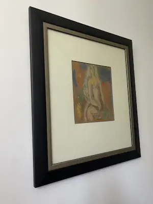 Leo Gestel - Zittende dame - naakt kopen? Bied vanaf 1250!