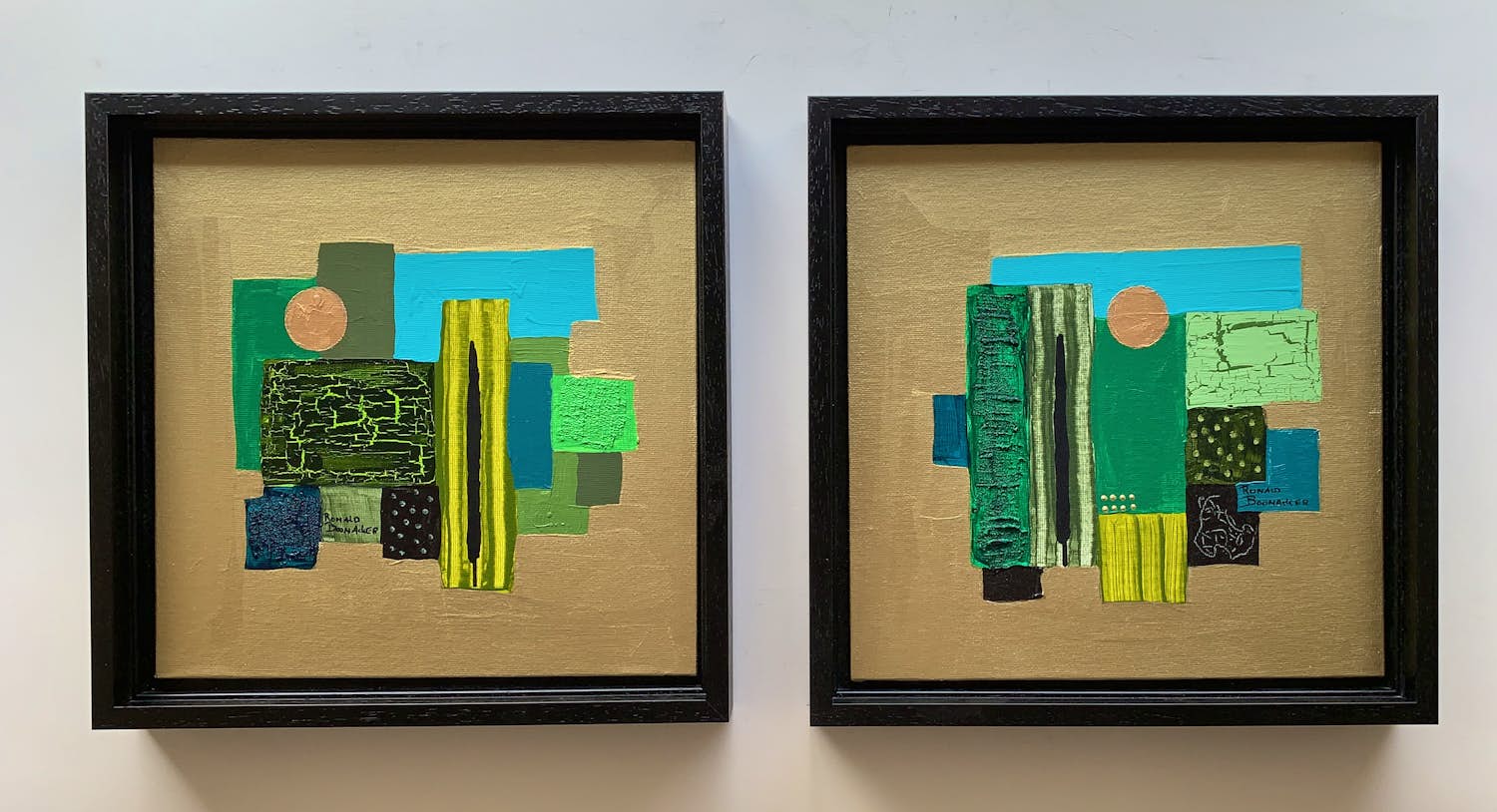 Ronald Boonacker - Italiaans Landschap , DUO (Certificaat van echtheid) verkocht voor € 155!