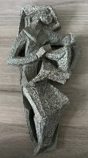 Joop Puntman - wandplaquette moeder met kind kopen? Bied vanaf 75!