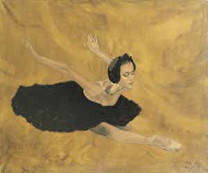 Valentin Bakardjiev - Olieverf op doek, The Night at the Opera (Groot) verkocht voor € 100!