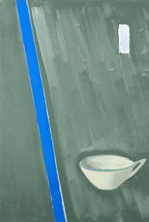 Hannes Postma - Zeefdruk, Zonder titel verkocht voor € 35!