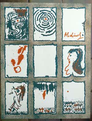 Pierre Alechinsky - handsignierte Lithographie verkocht voor € 750!