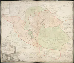 Niet of onleesbaar gesigneerd - Handgekleurde kopergravure, Comitatus Stolbergici kopen? Bied vanaf 1!