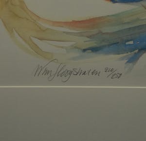 Wim Hoogstraten - Honkbal, 210/250 - Zeefdruk op papier kopen? Bied vanaf 20!