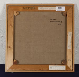 Ton Pape - Compositie no. 9 - 1973 - acrylverf op doek - BKR Den Haag kopen? Bied vanaf 20!