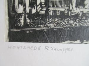 Rein Snapper - Houtsnede Amsterdam kopen? Bied vanaf 20!