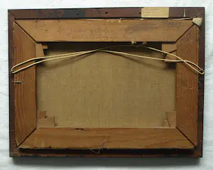 Annie Bruin - Olieverf op doek , Dorpsgezicht Laren? – Lijst, 34 x 44½ cm kopen? Bied vanaf 1!