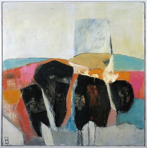 Philip Vencken - Olieverf op doek, Zonder titel - Ingelijst kopen? Bied vanaf 100!