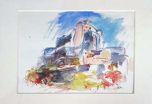 Franscz Witte - Aquarel, Sensueel kopen? Bied vanaf 1!