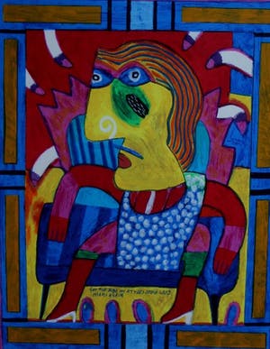 Clemens Briels - ingelijste zeefdruk: Got the bibs... - 2000 kopen? Bied vanaf 145!