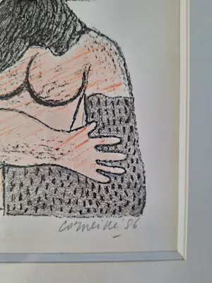 Corneille - Vrouw met vogel kopen? Bied vanaf 350!