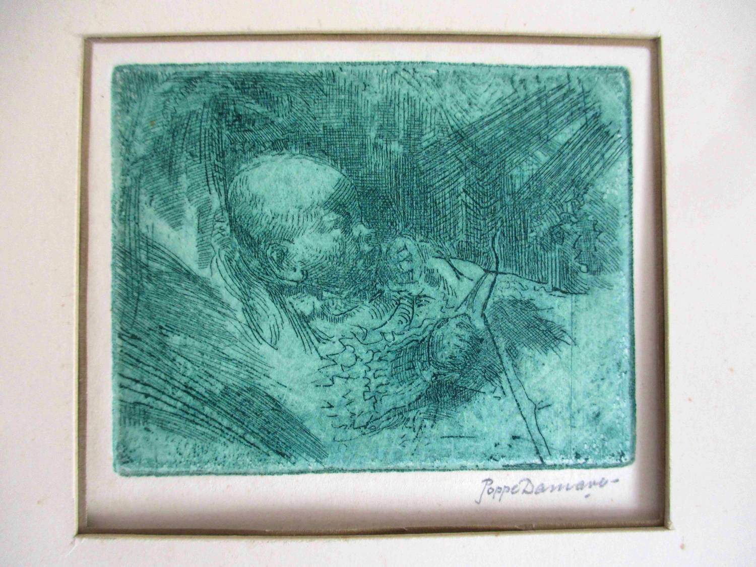 Poppe Damave - Portret van een baby kopen? Bied vanaf 20!