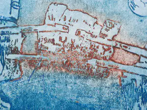 Buy Jan Montyn - aquatint ets - LOT / LUXE MAP met 3 etsen en gedichten - 25729? Bid from 325!