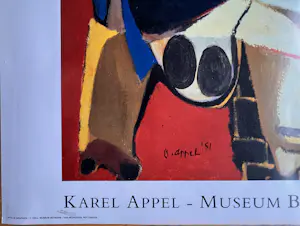 Karel Appel - Mooie tentoonstellingsaffiche - Museum Boymans-Van Beuningen kopen? Bied vanaf 35!