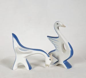 Royal Dux - 2 dekorative Tierfiguren kopen? Bied vanaf 1!