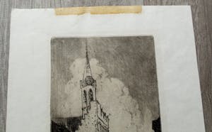 Herman Heuff - Ets - stadsgezicht kopen? Bied vanaf 49!