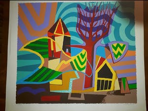 Peter Wiemers - 7 grote zeefdrukken kopen? Bied vanaf 69!