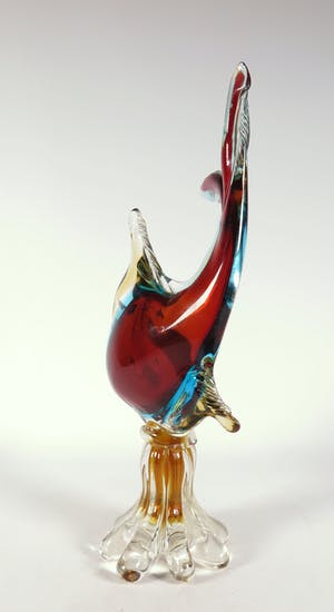 Niet of onleesbaar gesigneerd - Glas, Vis kopen? Bied vanaf 10!