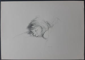 Aat Veldhoen - Lotje, slapend - Rotaprint kopen? Bied vanaf 50!