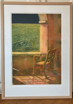 Elmar Gille - Ets, Epiloog - La Partenza Ingelijst (Groot) kopen? Bied vanaf 130!