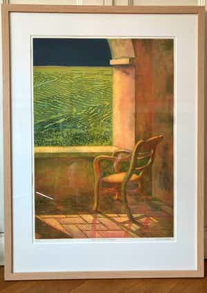 Elmar Gille - Ets, Epiloog - La Partenza Ingelijst (Groot) verkocht voor € 130!