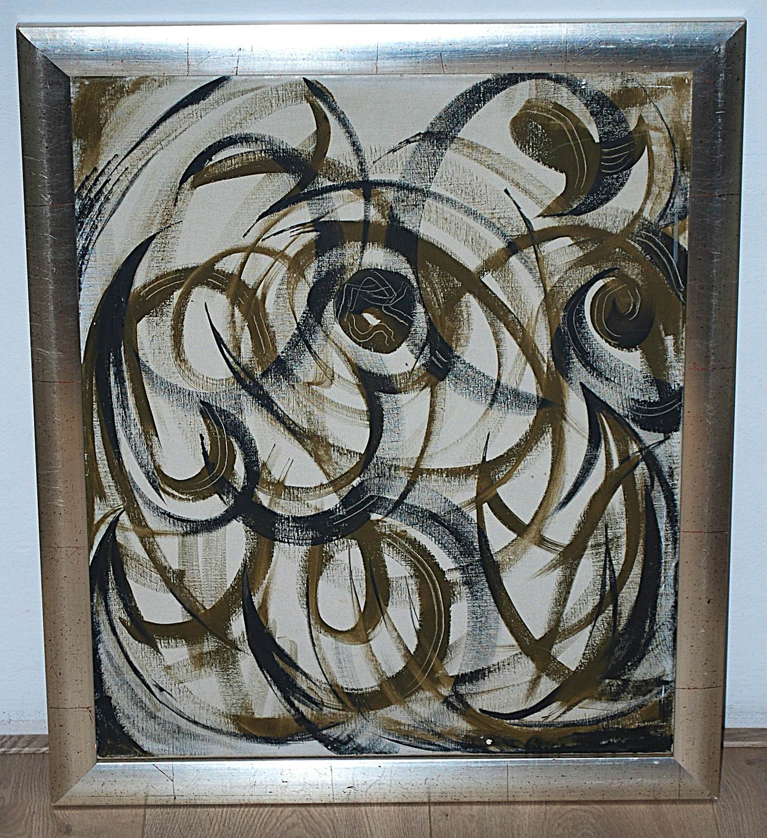 John ter Reehorst - abstract 1968 - olieverfschilderij - ingelijst kopen? Bied vanaf 150!