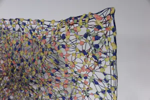 Gerda Edens - Wandtapijt van papier en touw kopen? Bied vanaf 100!