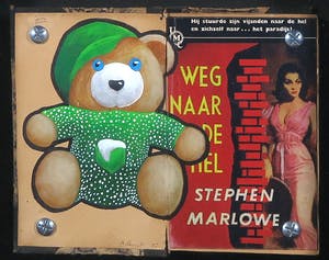 Jan Bollaert - Acryl op papier, Weg naar de hel- Ingelijst kopen? Bied vanaf 1!