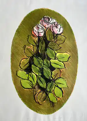 Ennio Morlotti - Mooie gesigneerde litho - 'Artist Proof' verkocht voor € 75!
