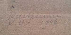 Antoon Derkzen van Angeren - Droge naald ets - Zeilschepen - Handgesigneerd - 1946 kopen? Bied vanaf 20!
